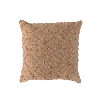 Stonewashed Embroidered Medallion Cushion