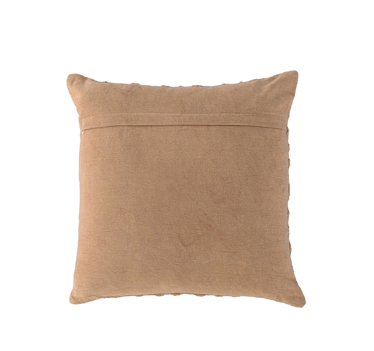 Stonewashed Embroidered Medallion Cushion - 10