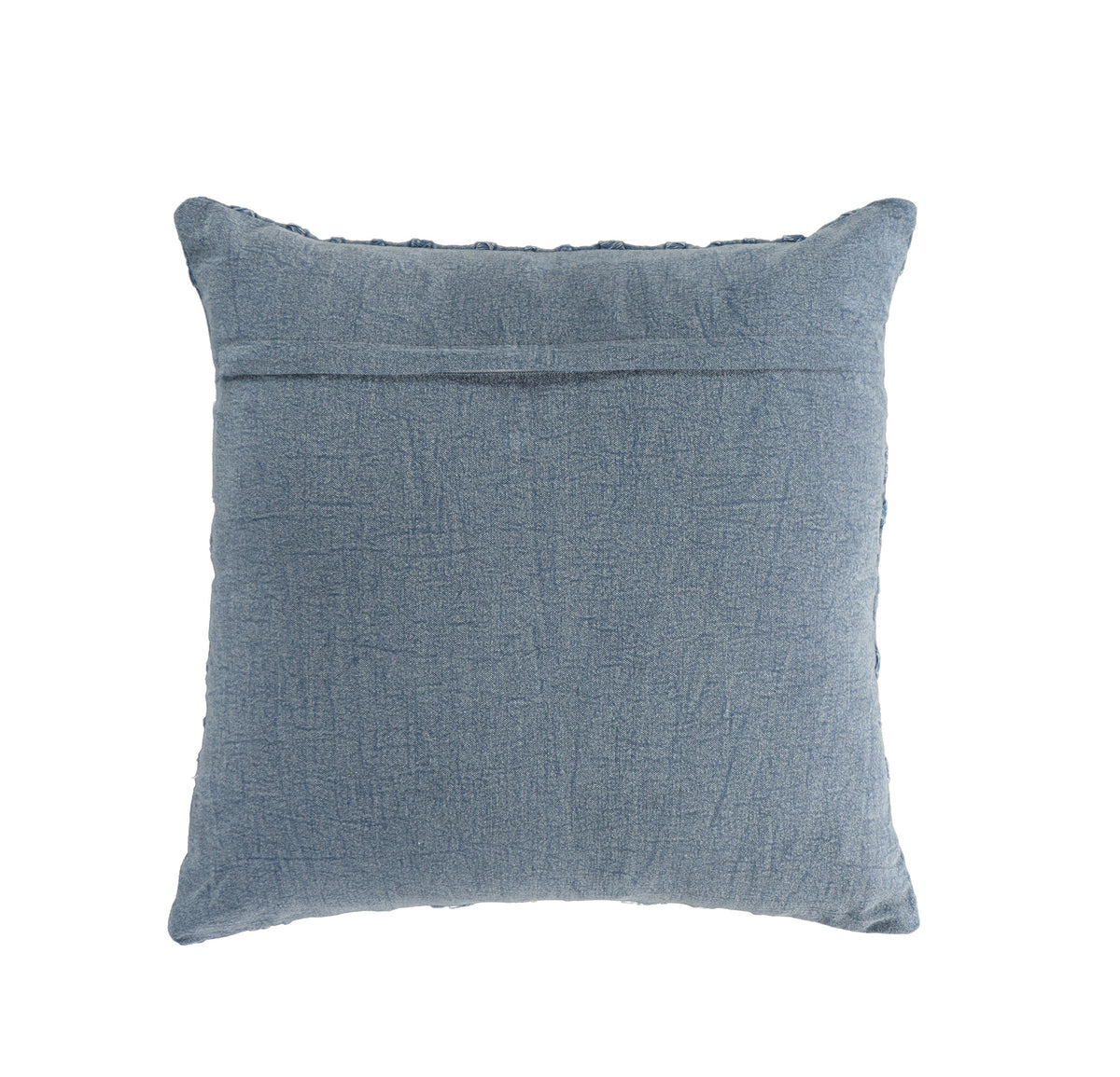 Stonewashed Embroidered Medallion Cushion - 15