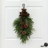 Pine and Pinecone Hanging Teardrop, 26 in - 1