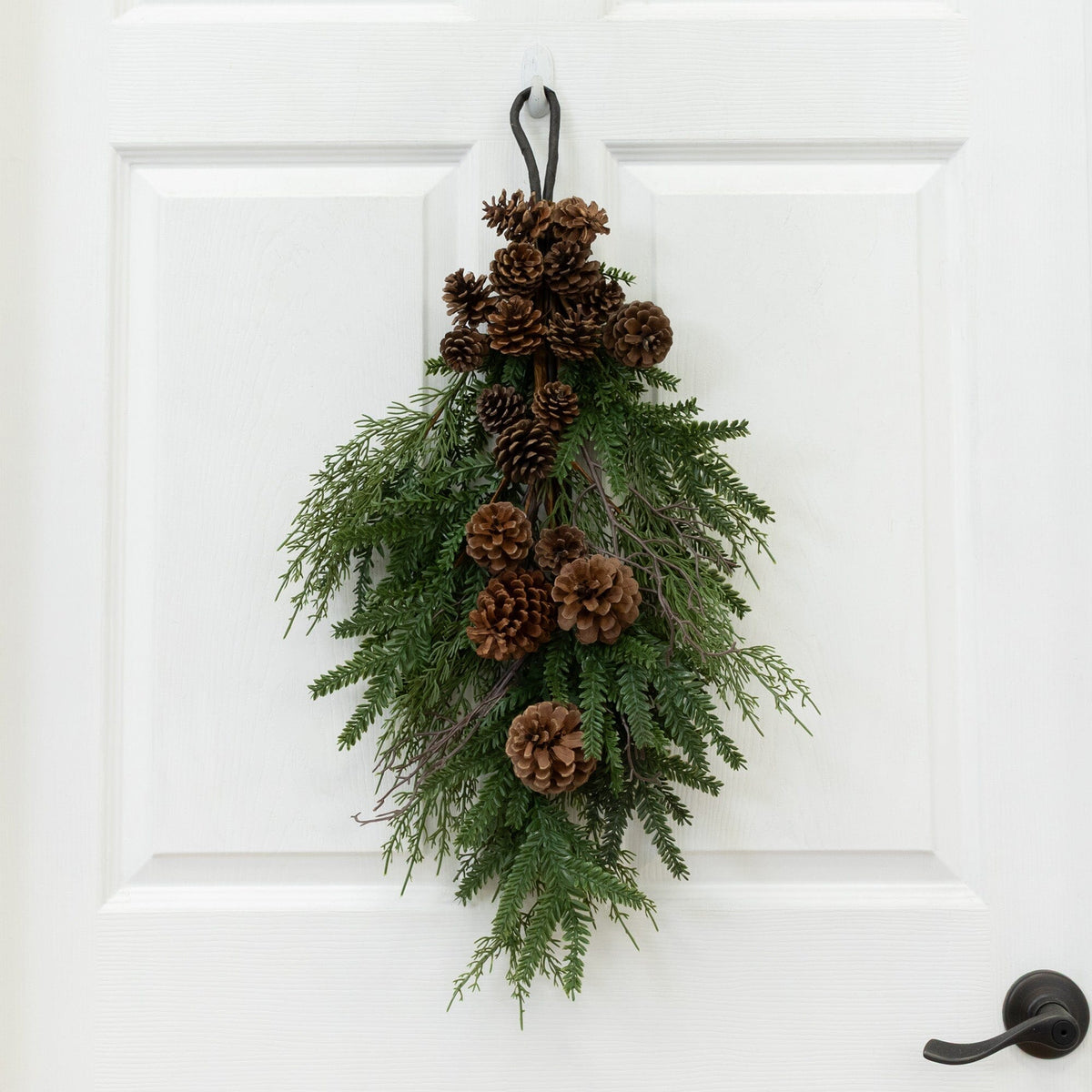 Pine and Pinecone Hanging Teardrop, 26 in - 1
