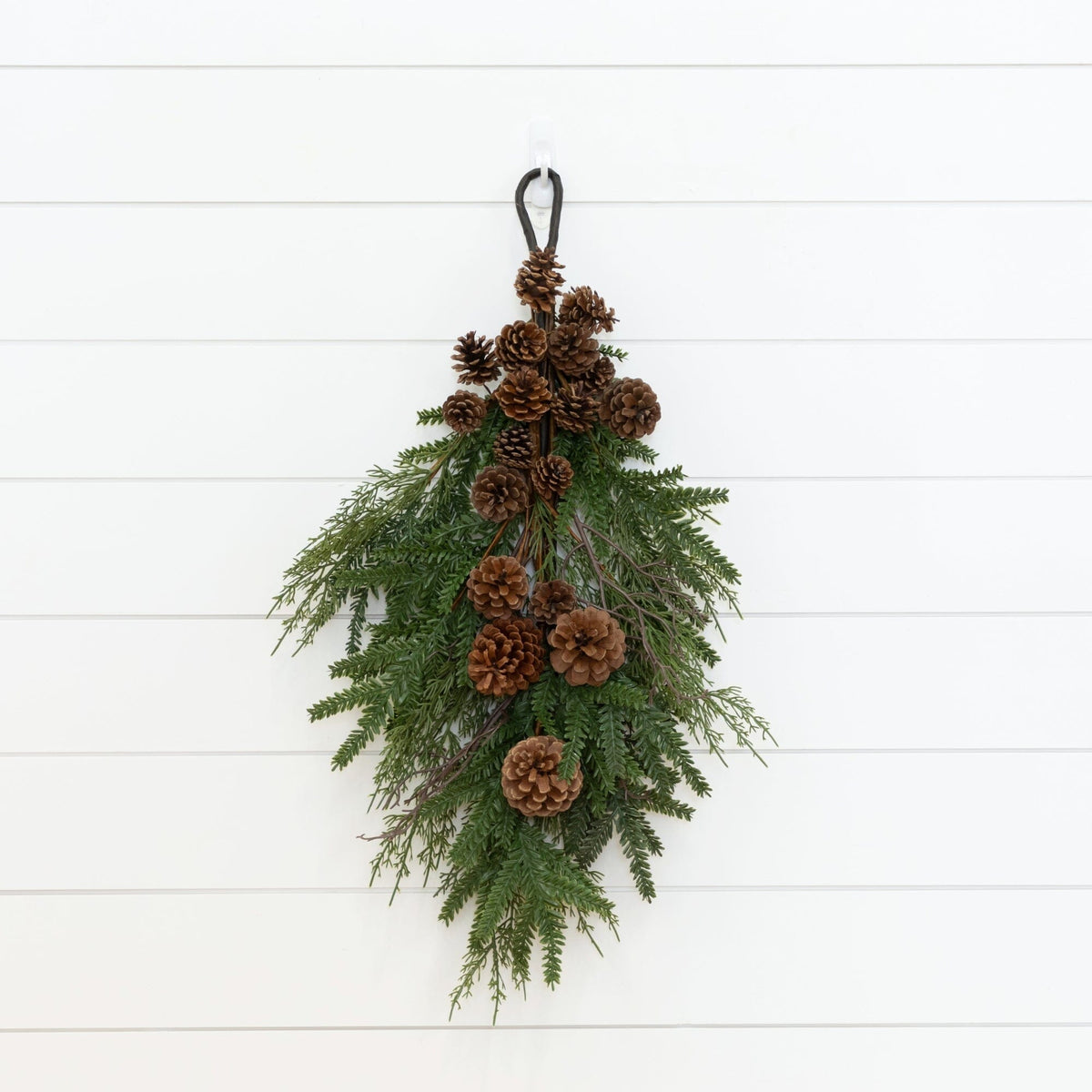 Pine and Pinecone Hanging Teardrop, 26 in - 3