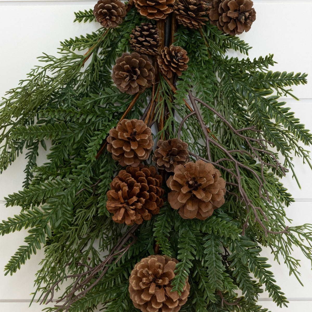 Pine and Pinecone Hanging Teardrop, 26 in - 2