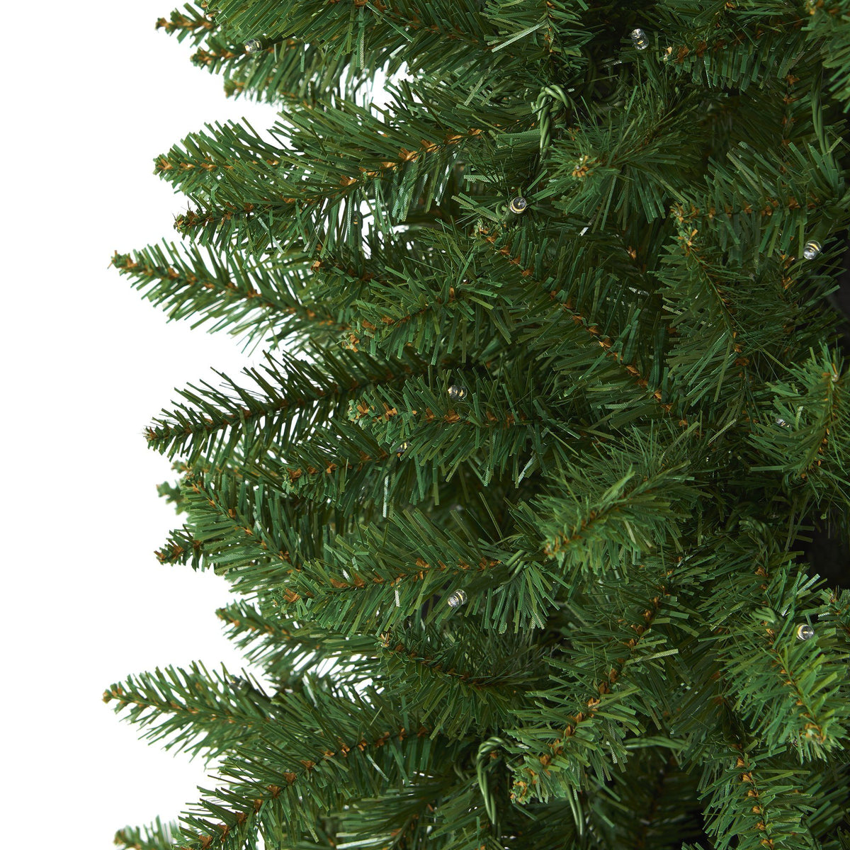 Slim Green Christmas Tree with LED Lights, 6.5 ft - 3
