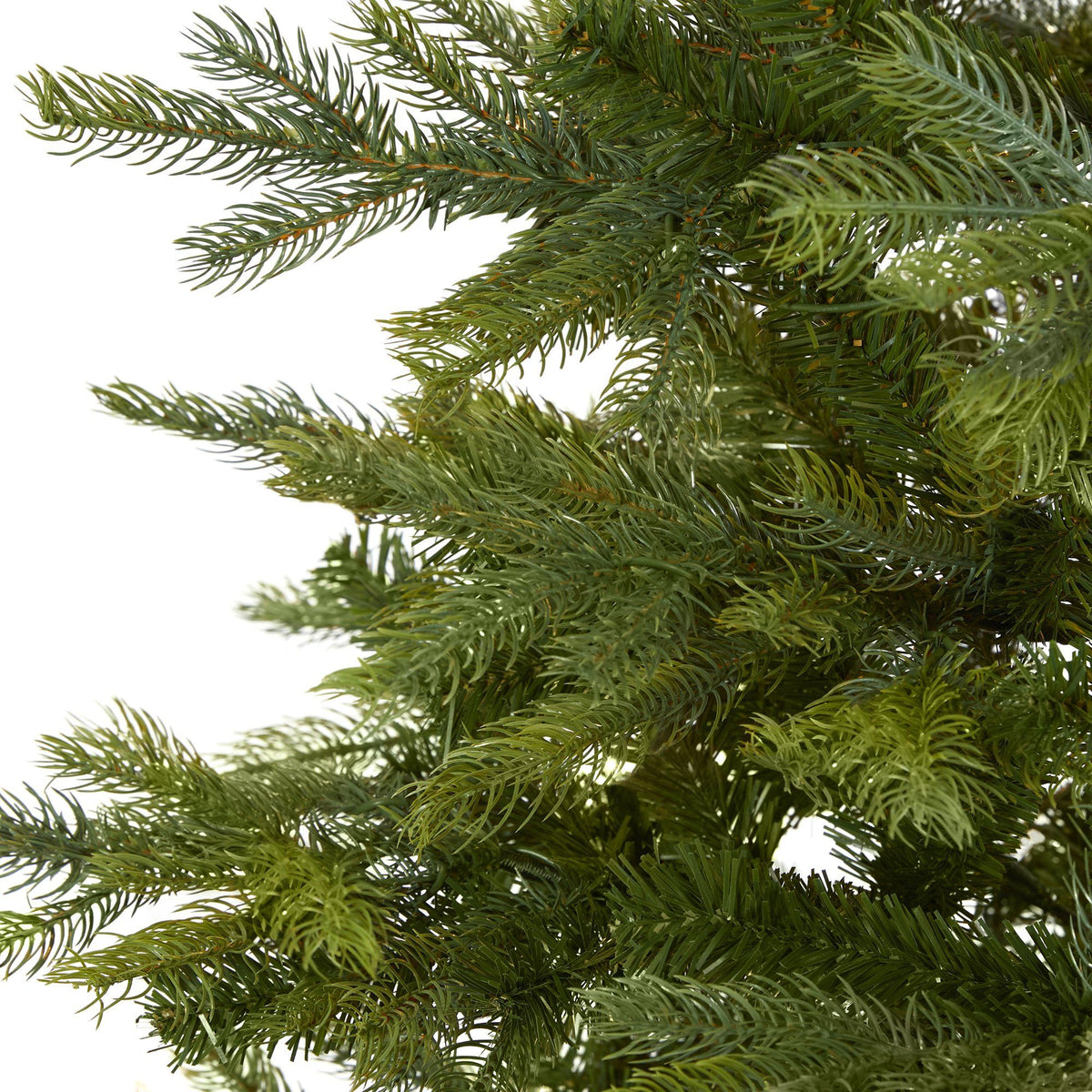 Unlit Layered Green Christmas Tree, 7 ft - 3