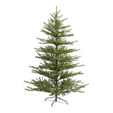 Unlit Open-Branch Pine-Style Christmas Tree, 7 ft - 1